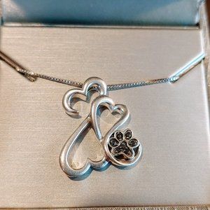 Zales Open Hearts by Jane Seymour Love Paw Pendant